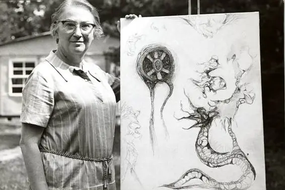 Erna Rosenstein podczas Plenerów Osieckich